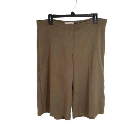 {To the Max} Brown Dressy Shorts - Longer Length - Picture 1 of 7